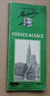 MICHELIN 1951 - 52 VOSGES - ALSACE Green Tourist Guide MAPS Tourism - Michelin-Führer