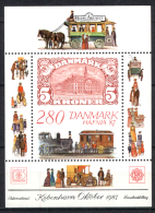 Danimarca 1987 Unif. BF8 **/MNH VF - Blokken & Velletjes