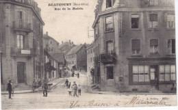 BEAUCOURT, Rue De La Mairie,  Circulée - Beaucourt