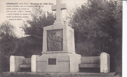 GIROMAGNY,  Monument De L'Abbé Miclo, Non Circulée - Giromagny