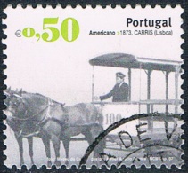 Portugal - Americano, Voiture Tirée Par Deux Chevaux 3128 (année 2007) Oblit. - Usado