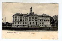 Cp , Suisse , SOUVENIR D´YVERDON , Le Collége , Dos Simple , Vierge - Yverdon-les-Bains 