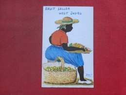 > Barbados Fruit Seller West Indies   Signed DWIT- Stamp & Cancel  Ref   1393 - Barbados