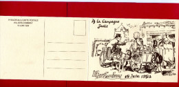 ILLIERS COMBRAY 1994 SALON DE LA CARTE POSTALE A LA CAMPAGNE JADIS FACTEUR DANS VOITURE A CHIEN DESSIN DE BOULAY - Illiers-Combray