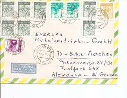 Brésil ( Lettre Par Avion De 1985 Vers L'Allemagne à Voir) - Briefe U. Dokumente