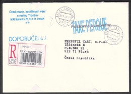 SK0572 - Slovakia (2004) 911 01 Trencin 1 - Cartas & Documentos