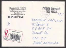 SK0585 - Slovakia (2004) 810 05 Bratislava 15 (R - Bratislava 17 !!) - Lettres & Documents