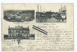 CPA - Montataire - Panorama - Chateau Et Eglise - La Mairie - Montataire