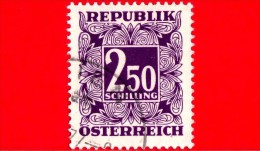 AUSTRIA - USATO - 1951 - Numero - Cifra - Sovrattassa - Postage Due - 2.50 - Postage Due