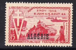 Algérie N° 312 + 313 XX  10ème Anniversaire De La Libération Et Usine Hydro. De Darguinah, TB - Unused Stamps