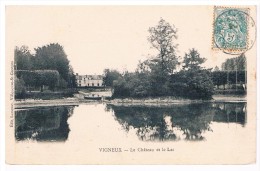 91 VIGNEUX LE CHATEAU ET LE LAC - Vigneux Sur Seine