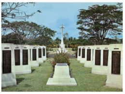 (PH 222) Papua New Guinea Islands - Rabaul Bitapaka War Cemetery And Native Fisherman (2 Cards) - Papouasie-Nouvelle-Guinée