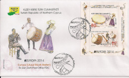 2014   Türkisch-Zypern / Turkish Republic Of Northern Cyprus  Mi.Bl. 31  FDC - 2014