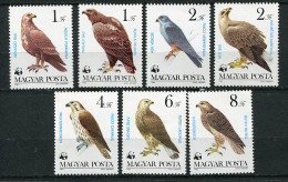 Hongrie ** N° 2864 à 2870 - Oiseaux De Proie Rares - Neufs