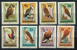 Hongrie ** PA N° 250 à 257 - Oiseaux De Proie - Neufs