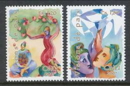 UN Geneva 2007 Michel # 573-574 MNH ** - Unused Stamps
