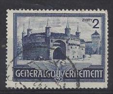 Generalgouvernement 1941  Bauwerke  (o) Mi.63 - Gobierno General