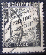 FRANCE           TAXE  10             OBLITERE - 1859-1959 Gebraucht