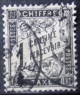 FRANCE           TAXE  10             OBLITERE - 1859-1959 Used