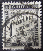 FRANCE           TAXE  10             OBLITERE - 1859-1959 Used