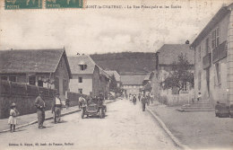 ROUGEMONT LE CHATEAU,  Les Ecoles Et La Rue Principale, Circulée - Rougemont-le-Château