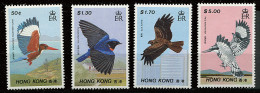 Hong Kong ** N° 528 à 531 - Oiseaux - Unused Stamps