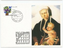 Nations Unies - Genève - Carte UNICEF 1989 Roma  - Arbre à Colombes - Van Heemskerck - Mère Et Enfant - Maximum Cards