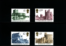 GREAT BRITAIN - 1992  CASTLES  SET  MINT NH - Unused Stamps