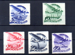 URSS 1934  Monoplan Sur Paysages, PA 41 / 45*, Cote2015= 240 €, - Ongebruikt