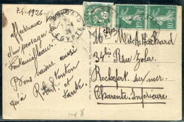 PORT SAID - FRANCE N° 111 + 159 (2) / CPA OBL. PORT SAID LE 7/4/1926, POUR LA FRANCE - TB - Sonstige & Ohne Zuordnung