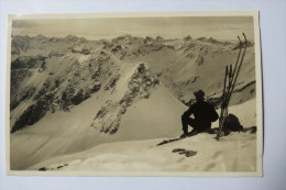 (4/8/62) AK "Hindelang-Bad Oberdorf" Wintersportplatz Mit Blick V. Daumen Gegen Westen, Um 1935 - Hindelang