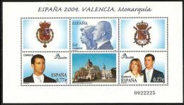 2004-ED. 4087 HB-ESPAÑA '04 VALENCIA- MONARQUIA-NUEVO - Blocchi & Foglietti