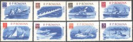 ROMANIA  -   SPORT  -  ROWING, VOLEYBALL,SWIMING  - 1962  -  ** MNH - Waterski