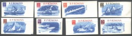 ROMANIA  -   SPORT  IMPERF.  -  ROWING, VOLEYBALL,SWIMING  - 1962  -  ** MNH - Wasserski