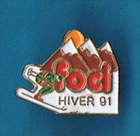 PIN´S //   . FOCI HIVER 91 - Fotografía