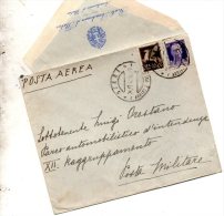 1940 LETTERA  CON ANNULLO SIENA - Luchtpost