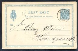 DENMARK VEILE TO HOVEDGAARD Postal Stationery NICE! - Storia Postale