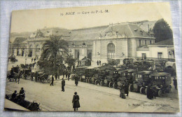 - CPA   NICE LA GARE - Transport (rail) - Station