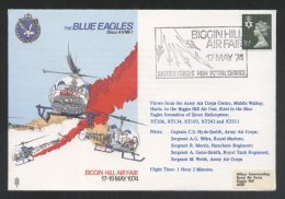 Great Britain 1974 RAF - The Blue Eagles Sioux AH Mk 1 K.374 - Entiers Postaux