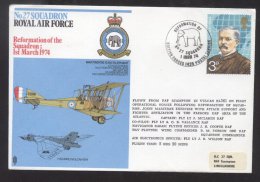 Great Britain 1974 RAF 27 Squadron - Reformation K.375 - Luftpost & Aerogramme