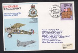 Great Britain 1974 RAF 19 Squadron - Formation Of NATO K.376 - Entiers Postaux