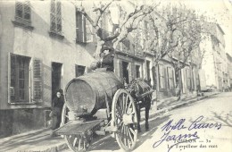 PACA - 83 - VAR - TOULON - Gros Plan - Carte Top - Le Torpilleur Des Rues- Marchand D'alcool - Cafés