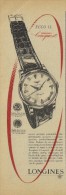 # LONGINES SAINT-IMIER SUISSE HORLOGERIE 1950s Italy Advert Publicitè Reklame Orologio Montre Uhr Reloj Relojo Watch - Relojes Publicitarios