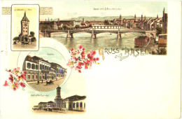 Gruss Aus Basel - & Litho - Andere & Zonder Classificatie