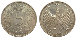 5 Mark 1957 J (Germany - Federal Republic) Silver - 5 Marcos