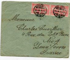 Env. De BUDAPEST De 1909 PourNIORT FRANCE - Postmark Collection