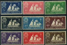 France, Saint Pierre Et Miquelon : N° 296 à 309 Xx Année 1942 - Used Stamps