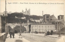 69 LYON - Pont Tilsitt - Avenue De La République Et Coteau De Fourvière - Otros & Sin Clasificación