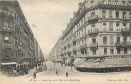 69 LYON - Perspective De La Rue De La République - Sonstige & Ohne Zuordnung