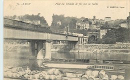 69 LYON - Pont Du Chemin De Fer Sur La Saône - Otros & Sin Clasificación